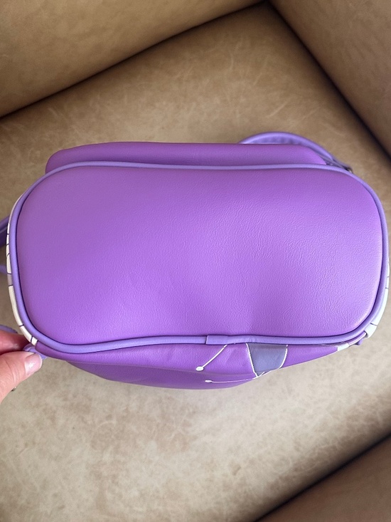 Disney Parks Loungefly Magic Kingdom Purple Wall Mini Backpack Vacation Travel main image 5